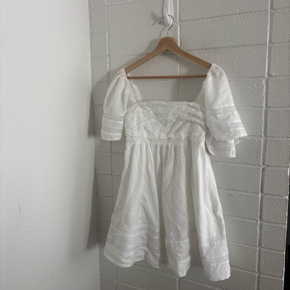 Abercrombie and fitch Emerson mini dress in white lace - Picture 2 of 4